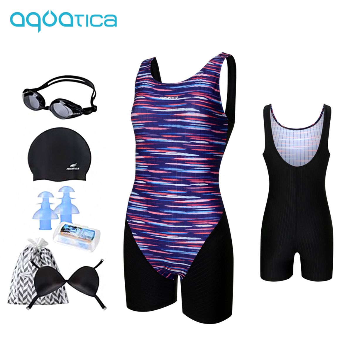 아쿠아티카(AQUATICA) 여성 실내수영복 AQA69280 일반용6종세트