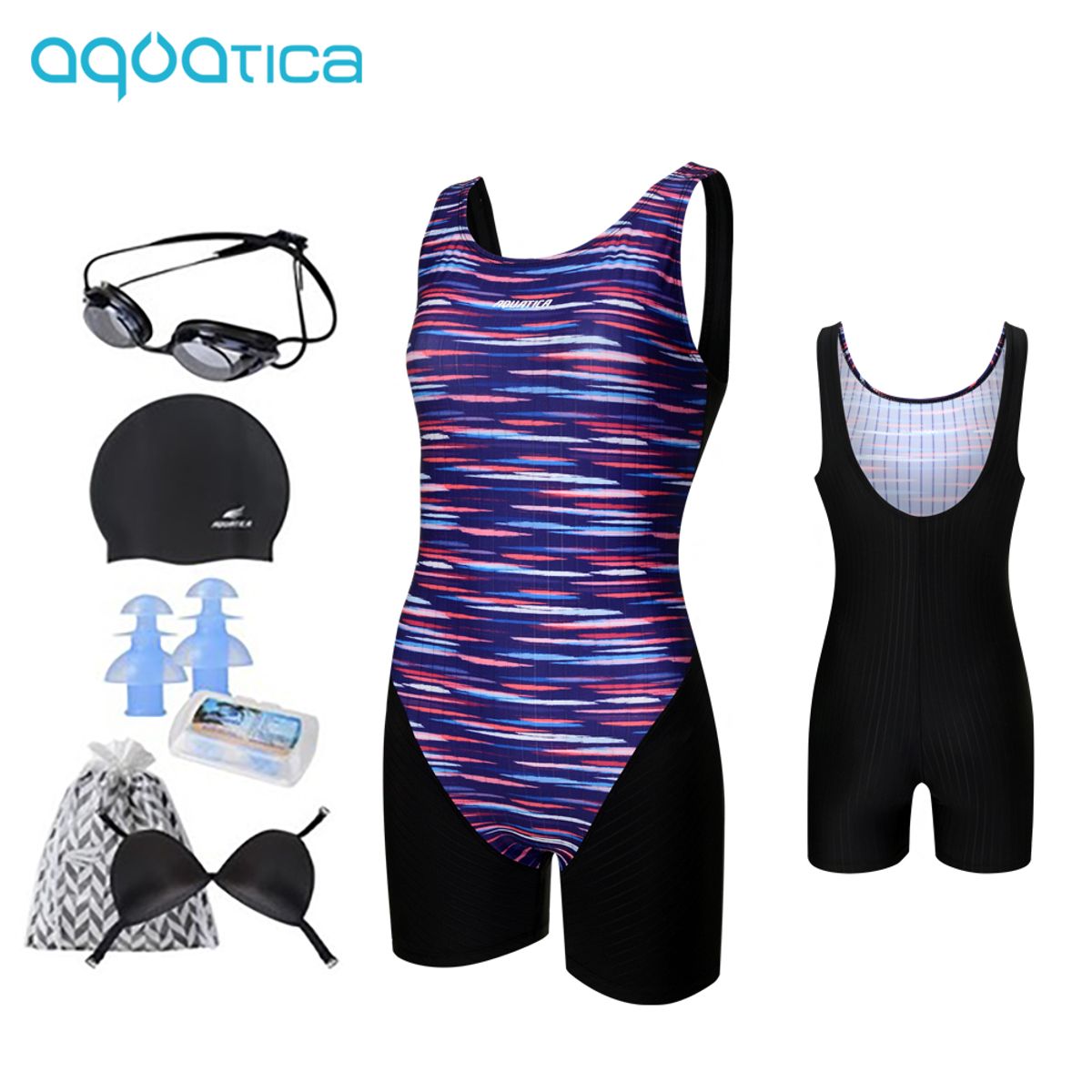 아쿠아티카(AQUATICA) 여성 실내수영복 AQA69280 선수용6종세트