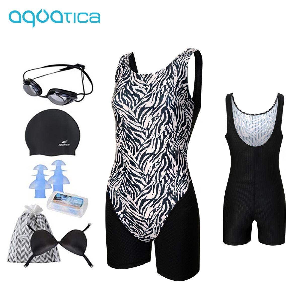 아쿠아티카(AQUATICA) 여성 실내수영복 AQA69281 선수용6종세트