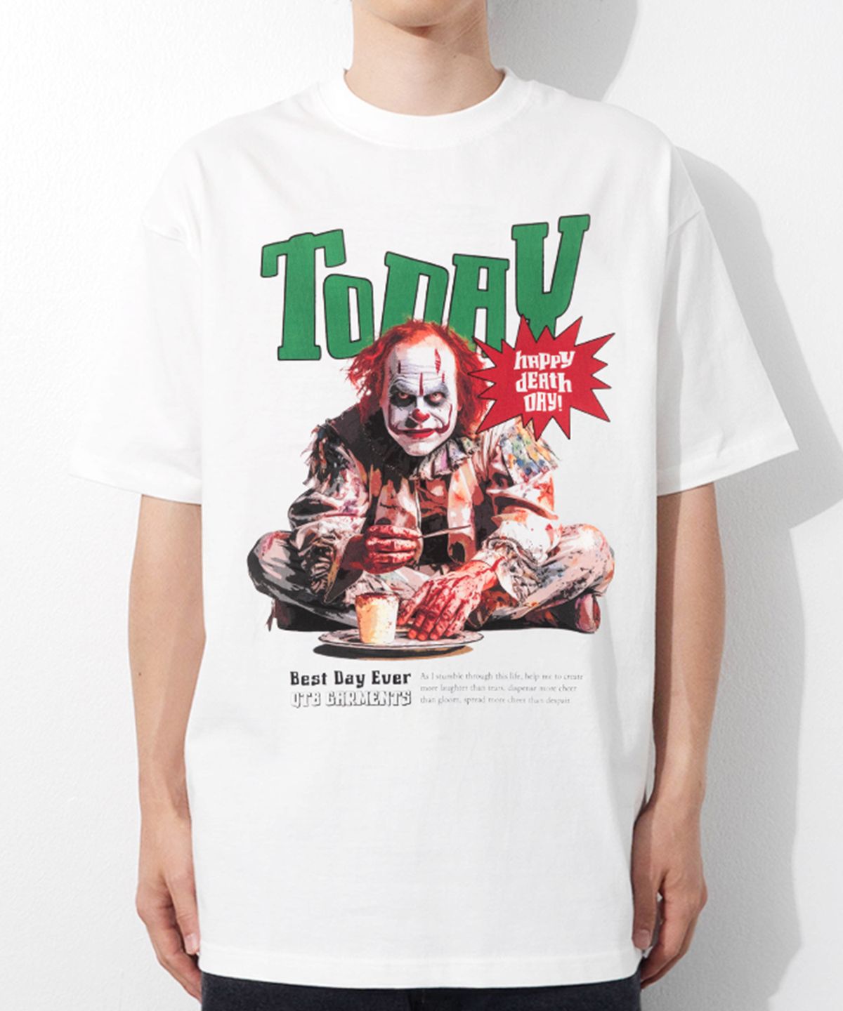 큐티에잇 가먼츠(QT8 GARMENTS) BN Joker Tee (Ivory)