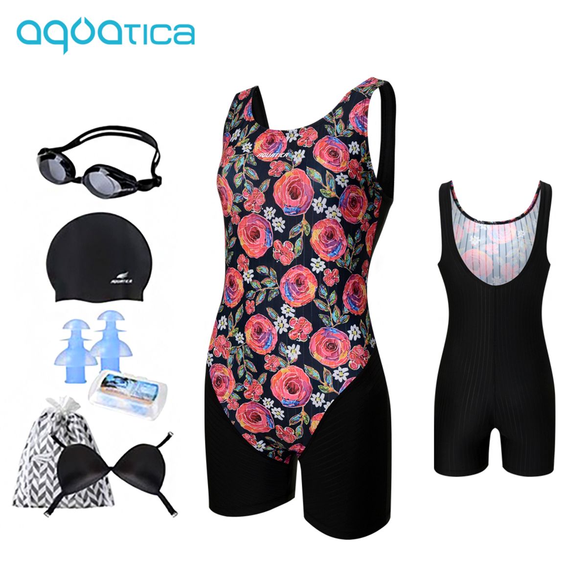 아쿠아티카(AQUATICA) 여성 실내수영복 AQA69283 일반용6종세트