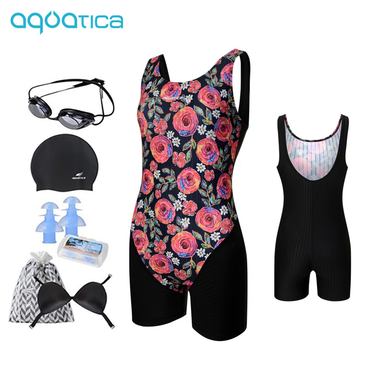 아쿠아티카(AQUATICA) 여성 실내수영복 AQA69283 선수용6종세트