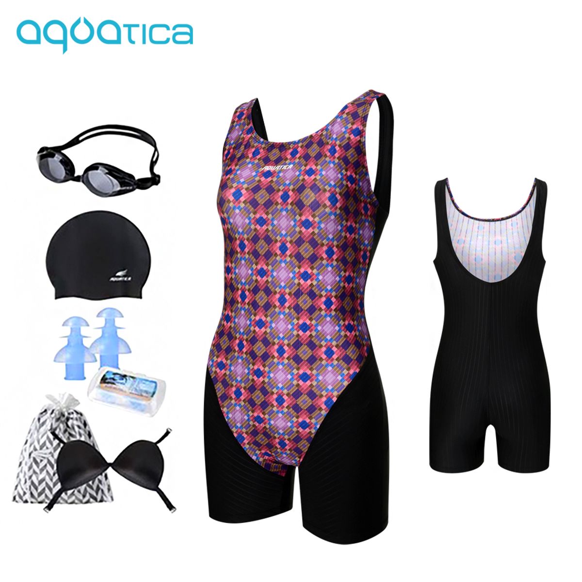 아쿠아티카(AQUATICA) 여성 실내수영복 AQA69284 일반용6종세트
