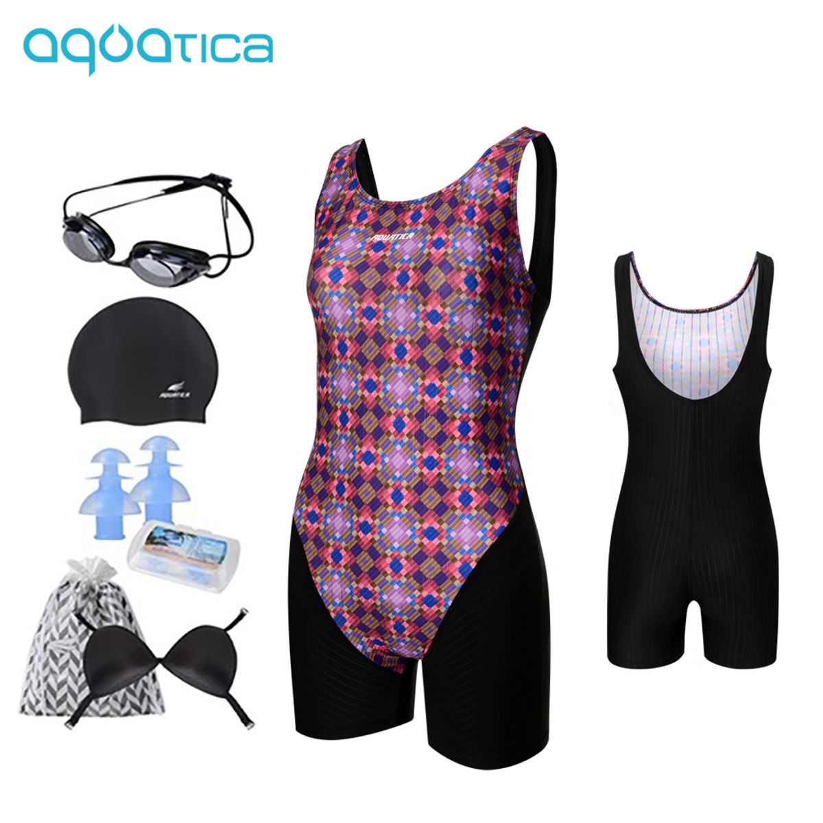 아쿠아티카(AQUATICA) 여성 실내수영복 AQA69284 선수용6종세트