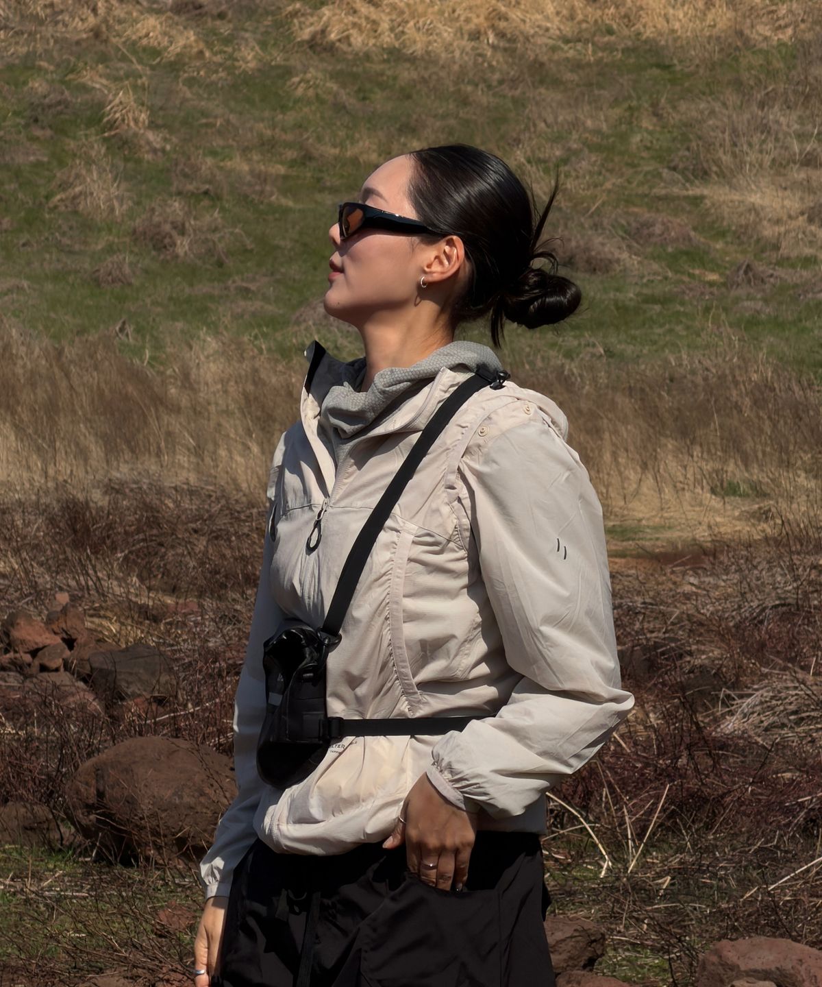 웰터 익스페리먼트(WELTER EXPERIMENT) DETACHABLE LIGHT WINDBREAKER_CREAM_WOL062