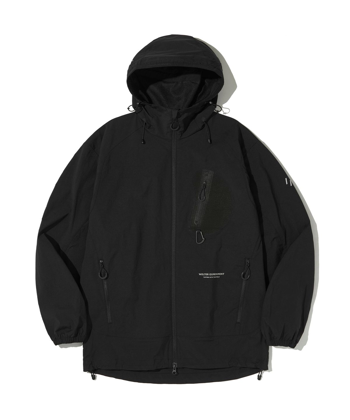 웰터 익스페리먼트(WELTER EXPERIMENT) FLEXIABLE SOFT SHELL JACKET_BLACK_WOL065