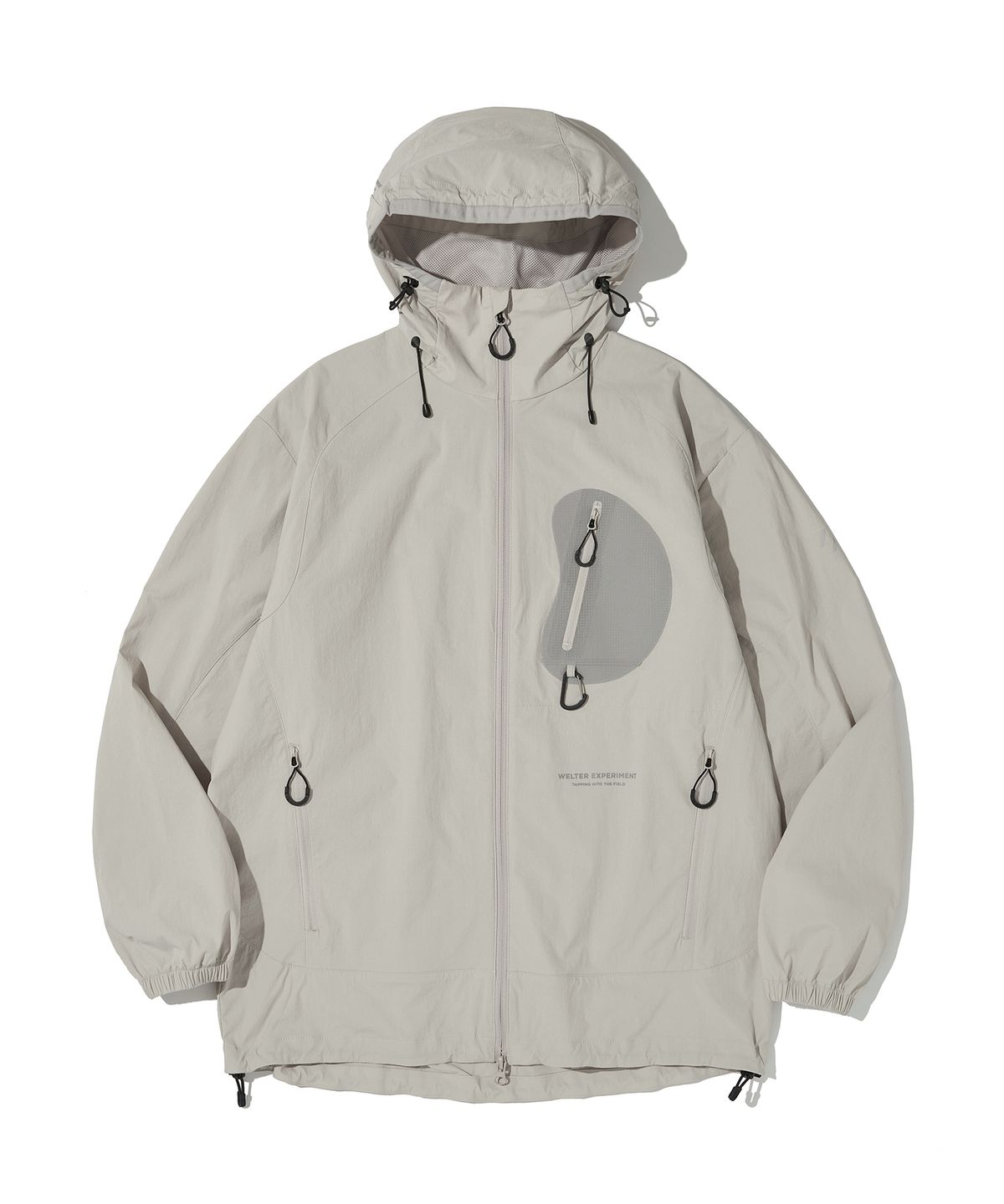 웰터 익스페리먼트(WELTER EXPERIMENT) FLEXIABLE SOFT SHELL JACKET_LIGHT GRAY_WOL066