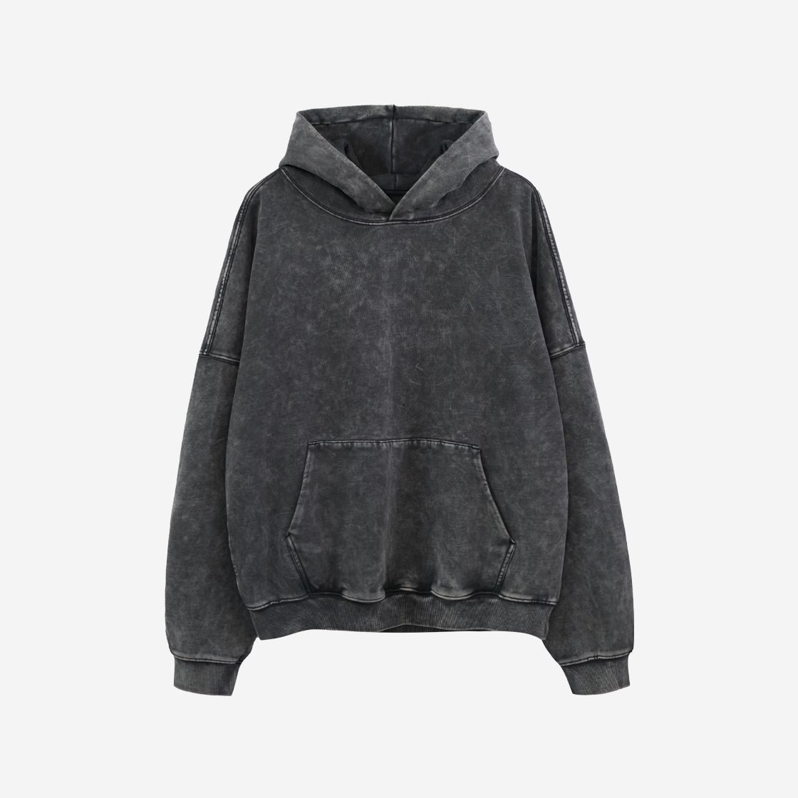 ★NOMANUAL★刺繍EMBLEM SWEATSHIRT MAISON KITSUNE EMBROIDERY OVERSIZE RAGLAN SWEATSHIRT