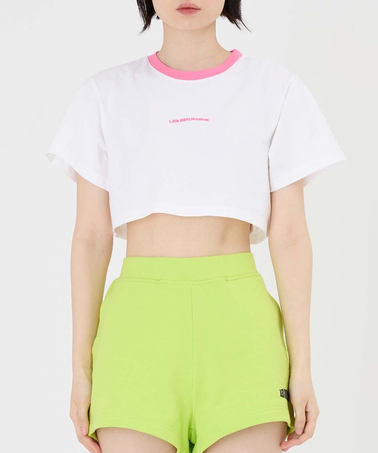 (W) 크롭 티 002 화이트 CROP TEE 002 WHITE