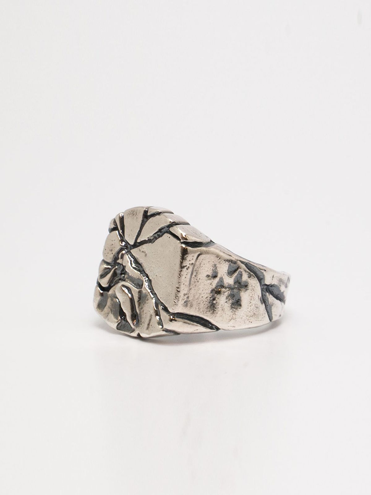 하랑(HARANG) HR 28R_Silver Crack Ring