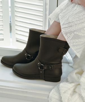 HARNESS WELLINGTON BOOTS MIDDLE - 2color