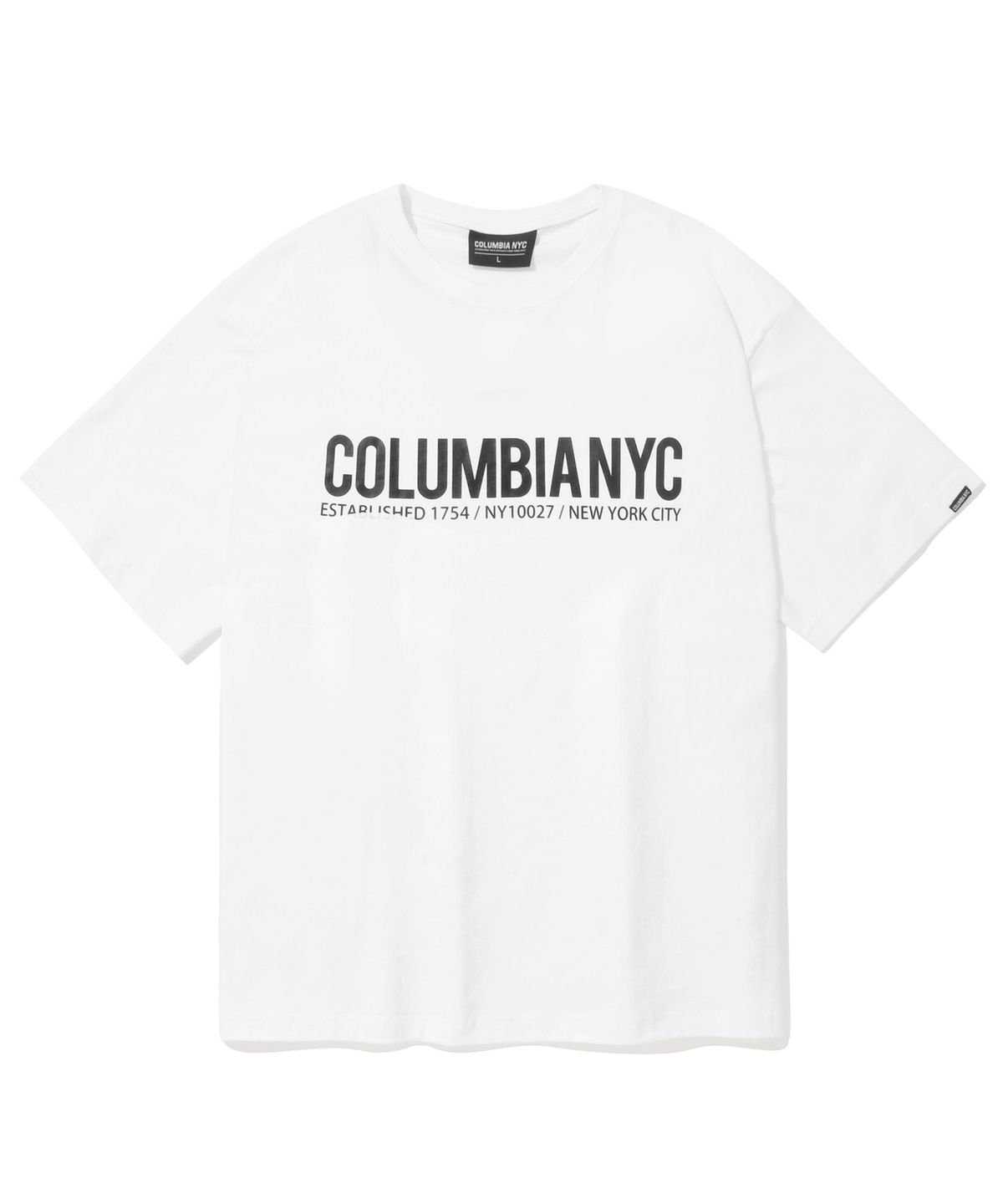 컬럼비아 유니버시티(COLUMBIA UNIVERSITY) NYC BLACK SERIES S/S T-SHIRTS 화이트