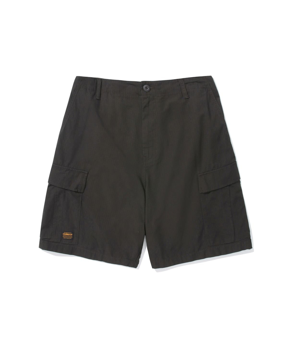 컬럼비아 유니버시티(COLUMBIA UNIVERSITY) M-LABEL LOOSE-FIT RIBSTOP POCKET SHORTS PANTS 슬레이트블랙