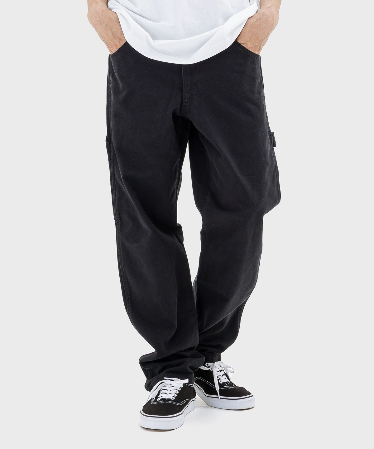 디키즈(DICKIES) 덕 캔버스 카펜터 팬츠 Black