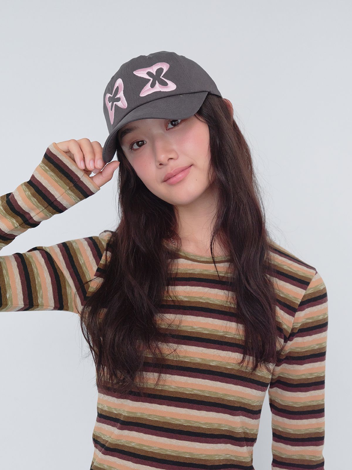 무음(MUWM) 럭키 루키 볼캡 Lucky Rookie Ball Cap (Charcoal)