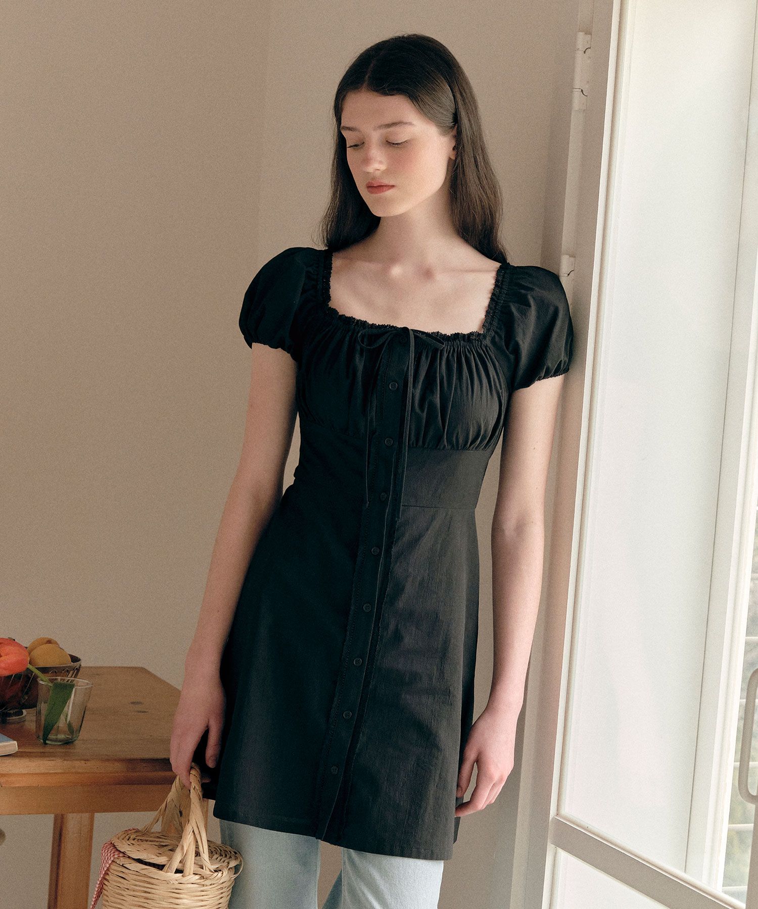 ★送料・関税込★ROLAROLA★LACE MINI ONEPIECE★ MUSINSA公式 | ROLAROLA LACE MINI ONEPIECE BLACK