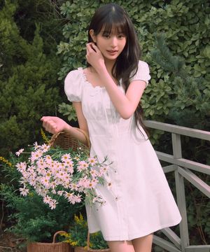 [장원영 pick] LACE MINI ONEPIECE WHITE