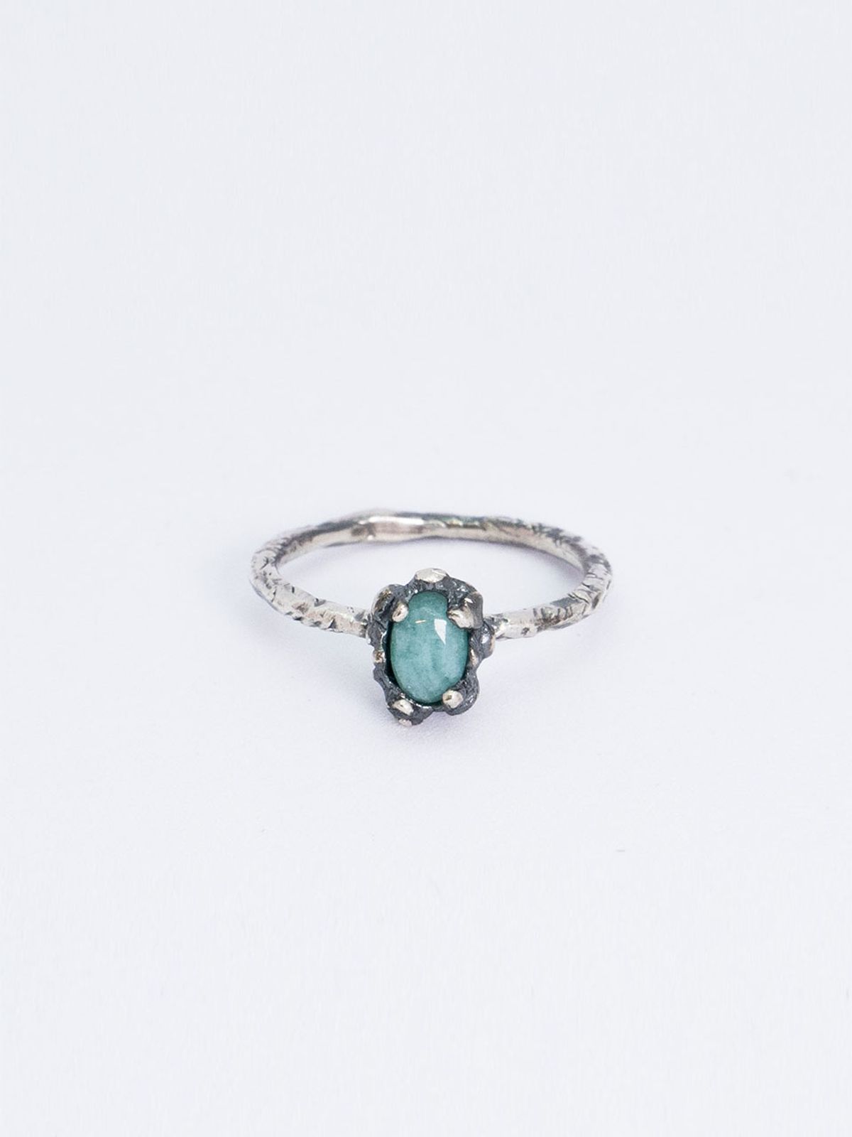 하랑(HARANG) HR 122R_Antique Gemstone Ring (Milky Aquamarine)