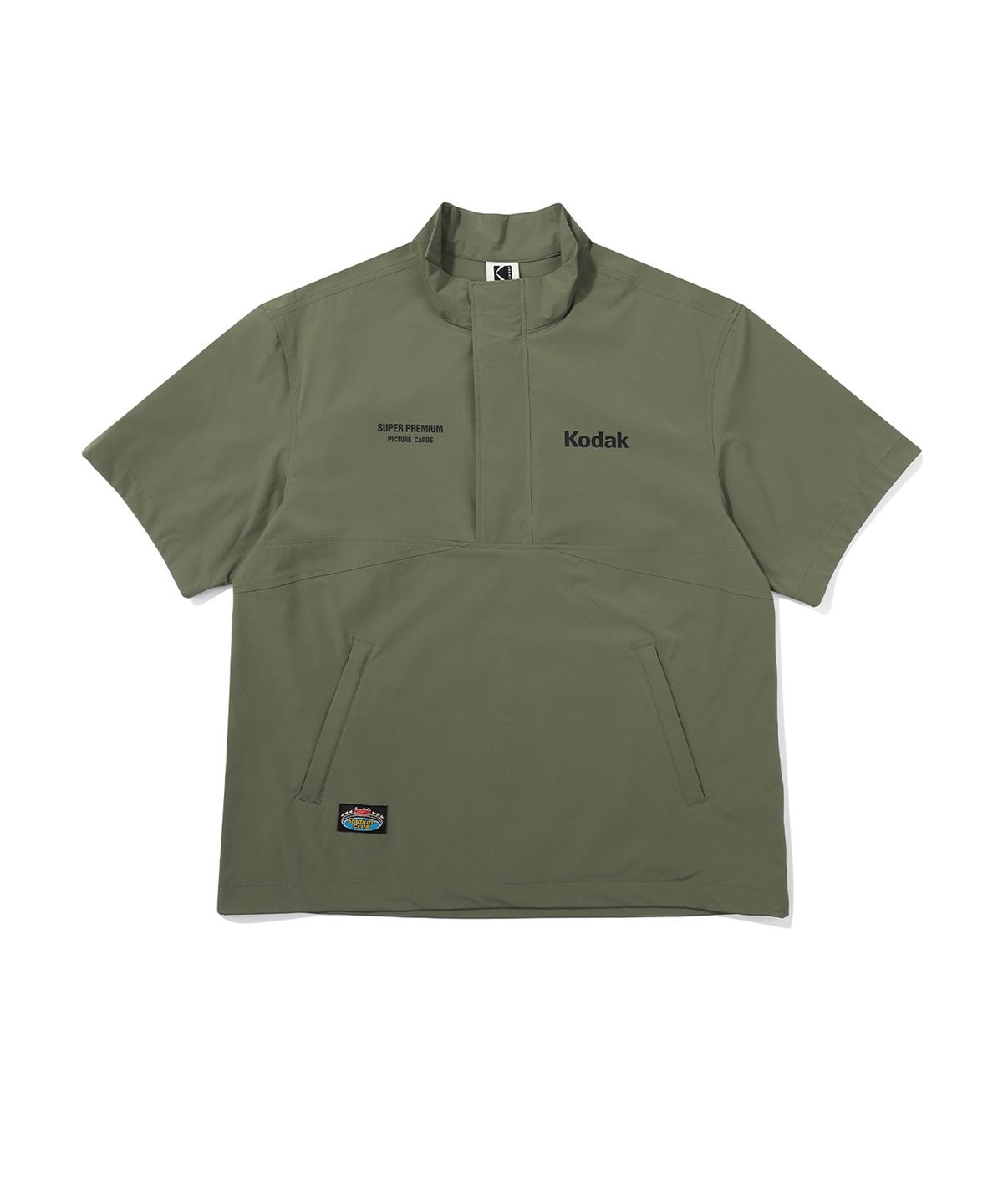 코닥(KODAK) 스테디움 클럽 반팔 아노락 KHAKI