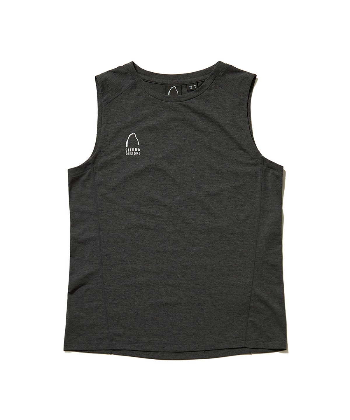 시에라디자인(SIERRA DESIGNS) W) 피우트(PIUTE) 퀵드라이 민소매티셔츠 BLACK CHARCOAL