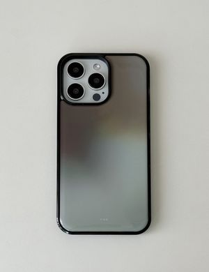 [아이폰17출시][+맥세이프][+갤럭시S26]silver gray 에폭시 블랙 범퍼 케이스