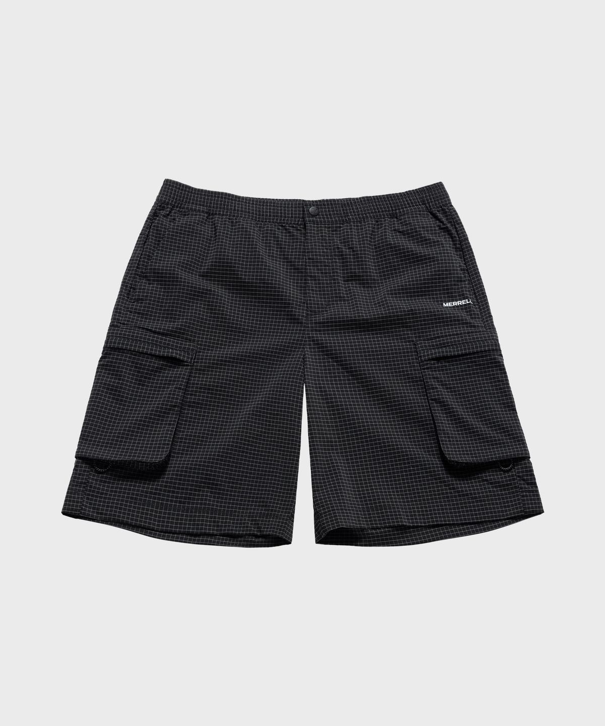 머렐(MERRELL) [UNISEX] 하이크 립스탑 카고 하프 팬츠 BLACK