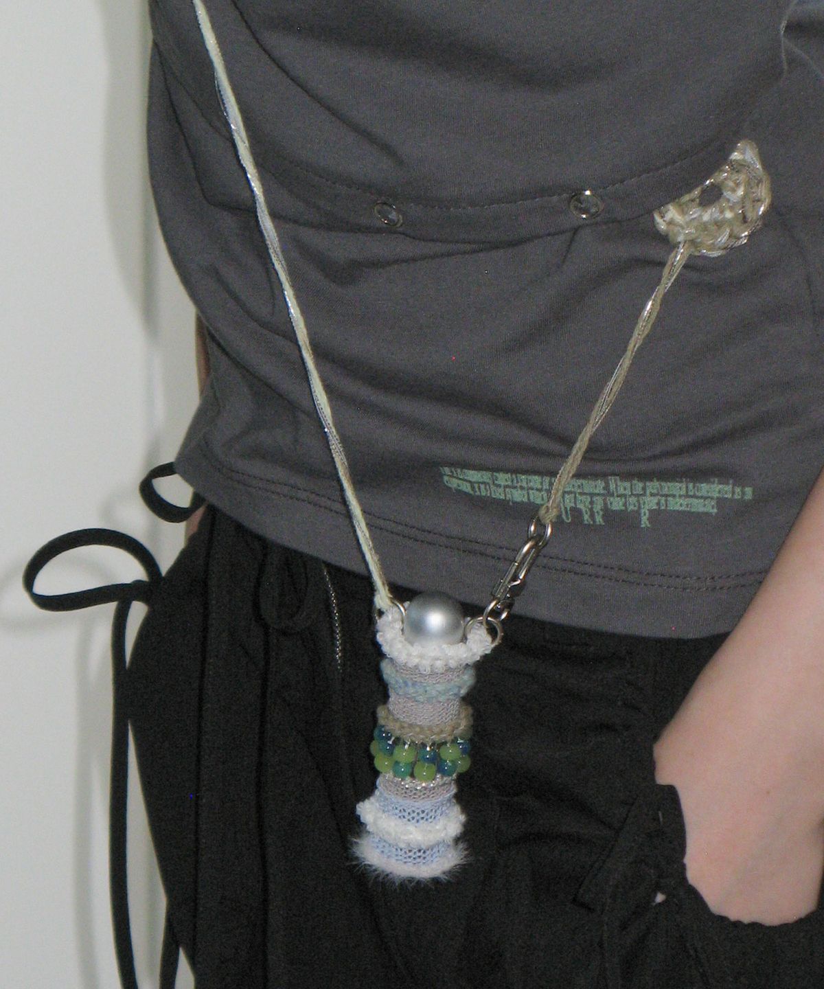 타입서비스(TYPESERVICE) Handmade Knitted Lighter Strap [Green]