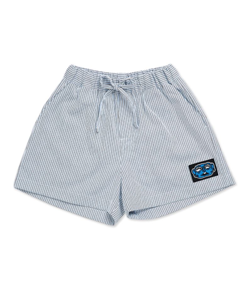Stripe boxer shorts white