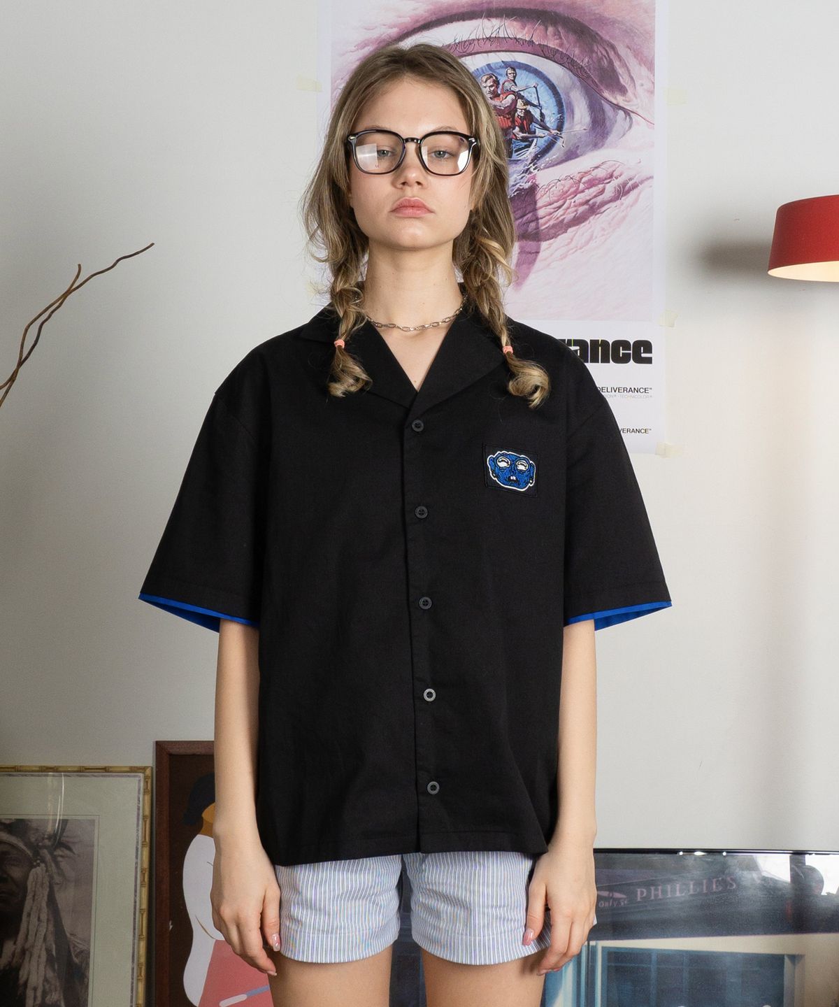 슈브토(SHVTO) Easy shirt black