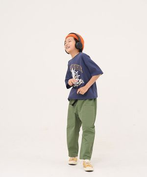 버클 빅포켓 여름 롱 팬츠