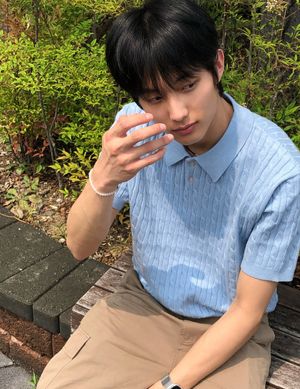 에브리데이 케이블 카라 반팔 니트 - 7 COLOR