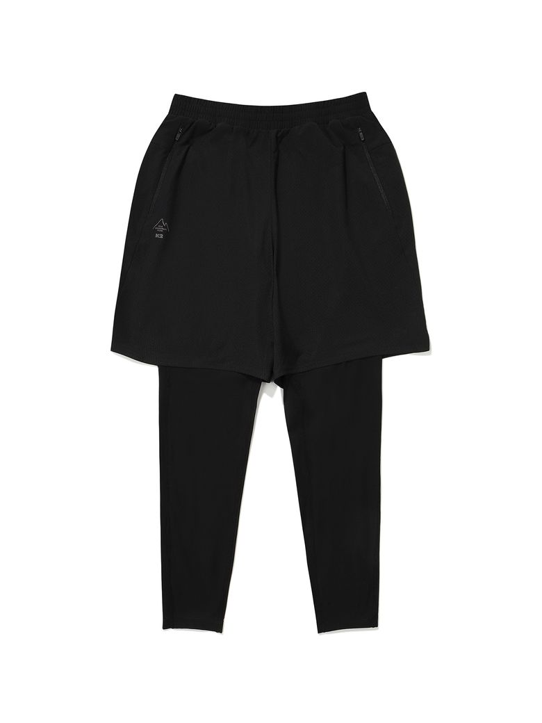 올라(OLA) RUNWAY 투인원 쇼츠 레깅스 (SET)_Black