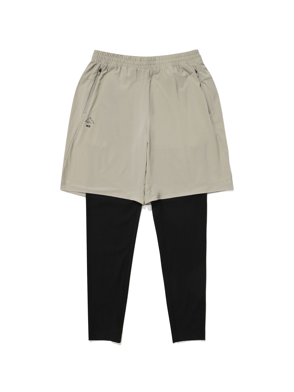 케이투(K2) 올라(OLA) RUNWAY 투인원 쇼츠 레깅스 (SET)_Grayish BEIGE