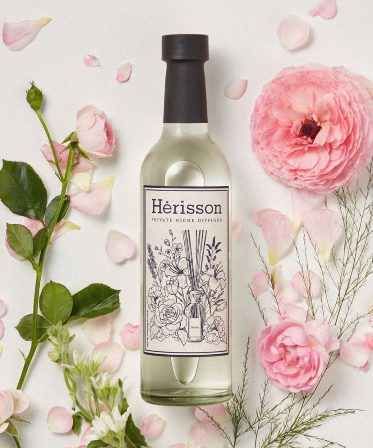 에리쏭(HERISSON) 대용량 와인병 디퓨저 생화향 370ml / 750ml