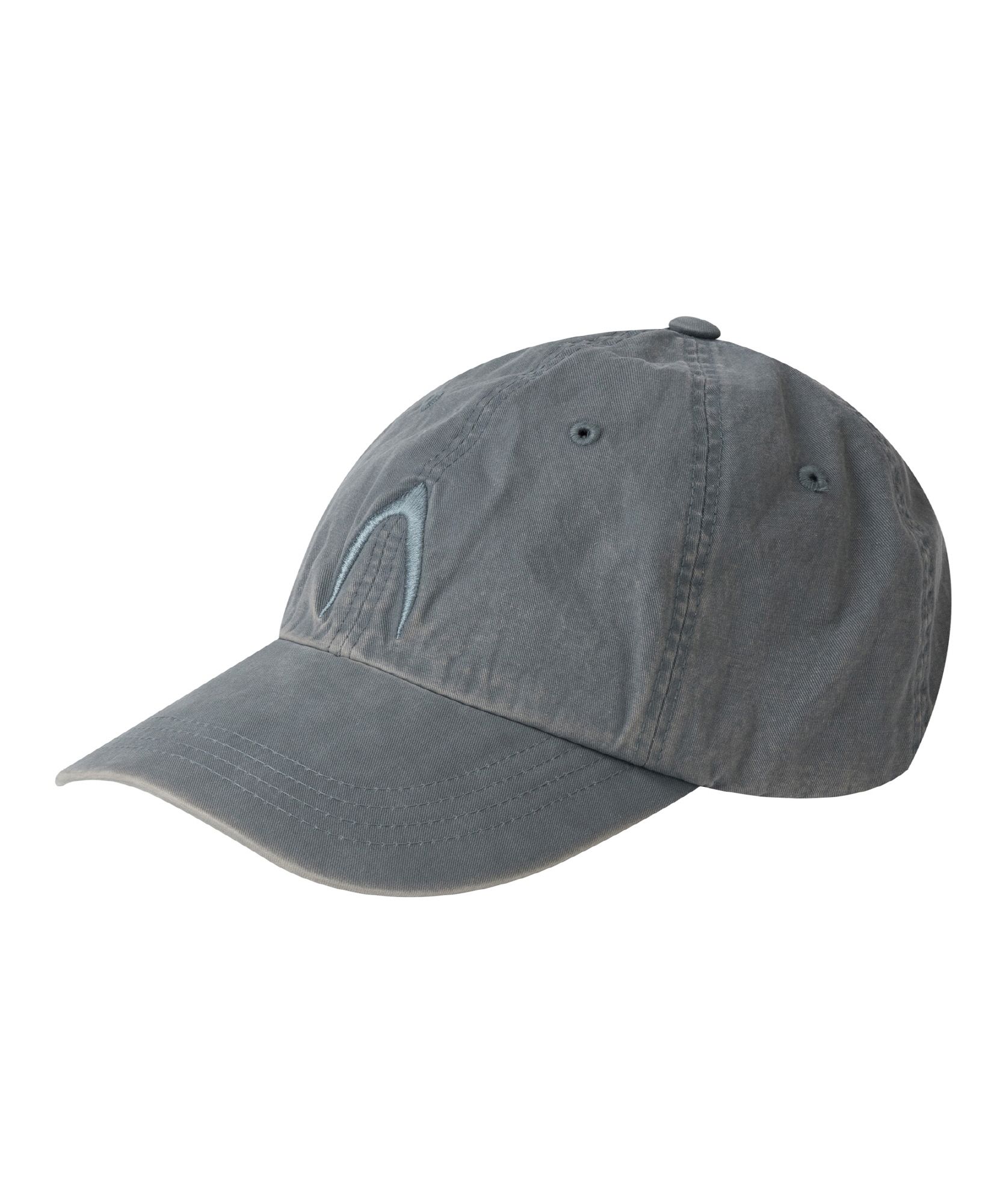 ◆AAKAM◆ Washed Cotton Ball Cap Blue Vintage Washed Cotton Baseball Cap Navy Blue Nautical Boat