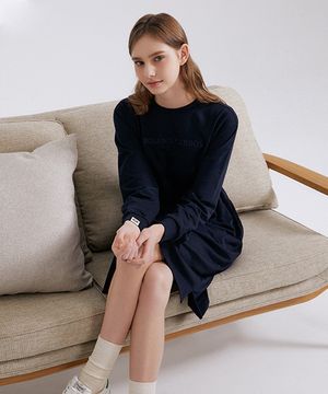 코튼쭈리 스트링 원피스 2color