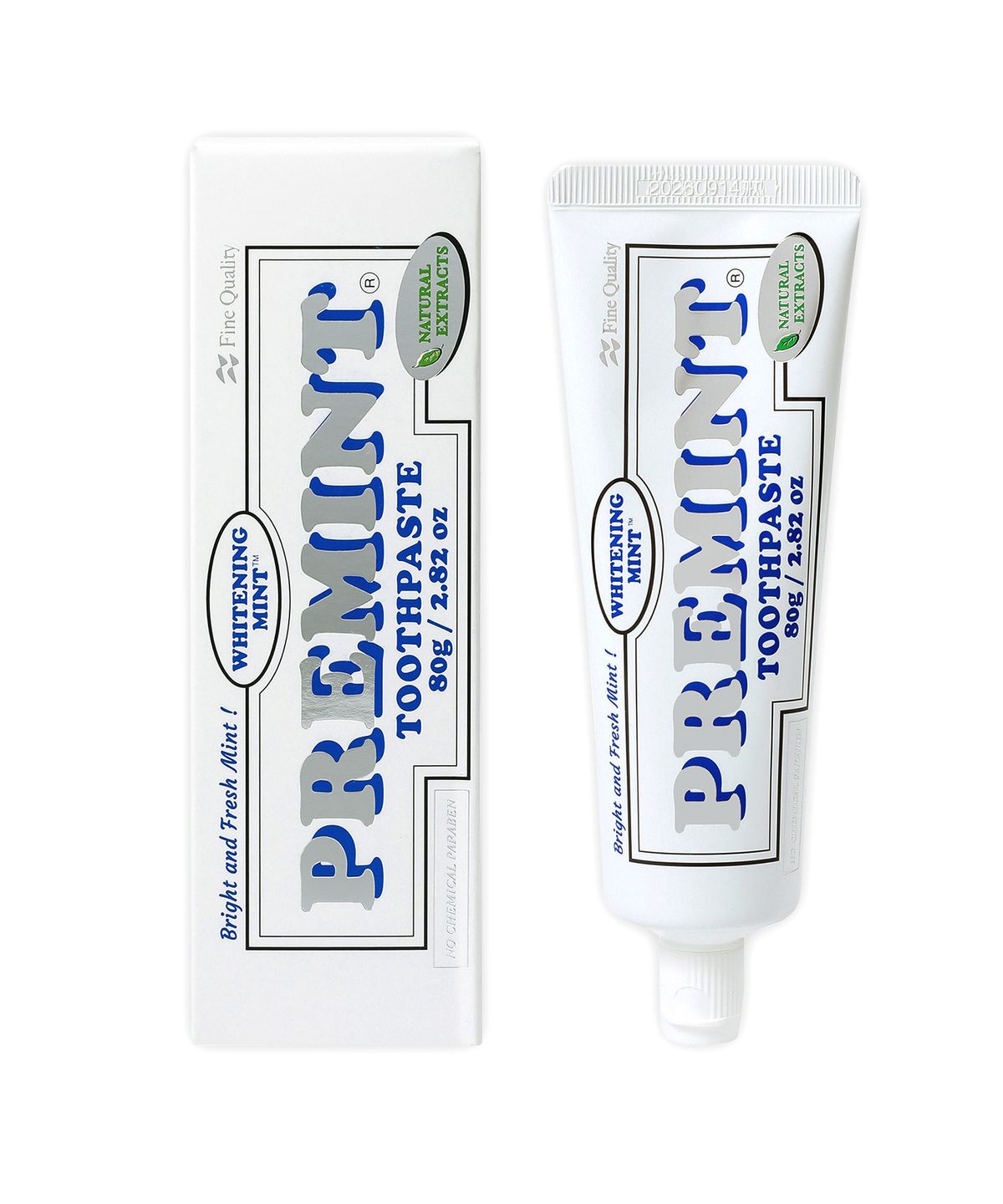 프레민트(PREMINT) 화이트닝민트 미백 치약 80g