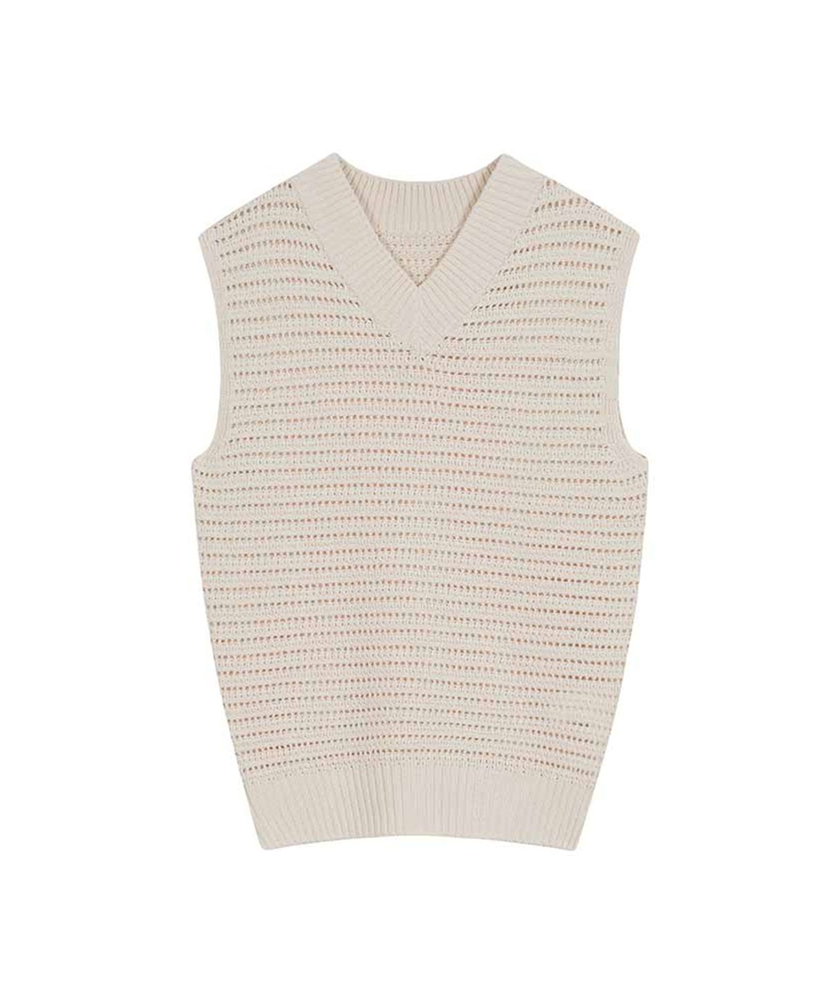 더룸(THELOOM) SUSTAINABLE PAPER VEST_NATURAL