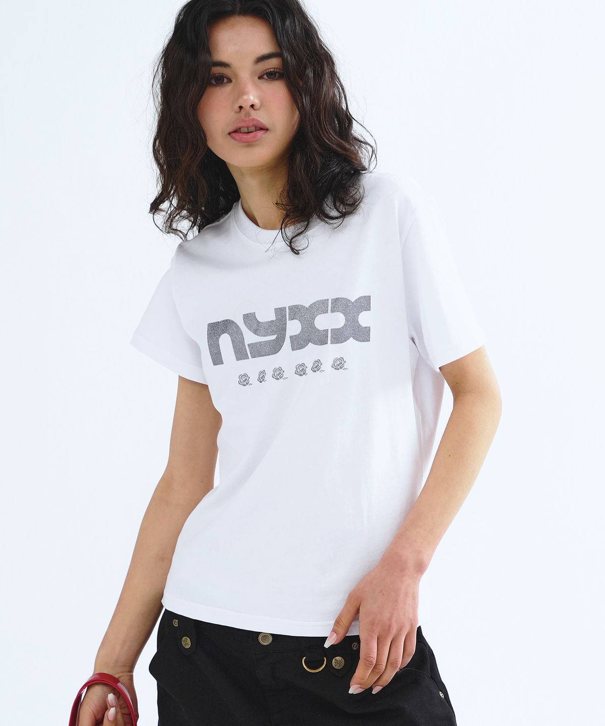 엔와이엑스엑스(NYXX) GLINT LOGO TEE WHITE
