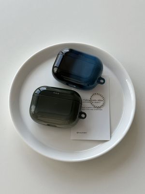 Blue green 에어팟 하드케이스 2 3 프로 버즈케이스