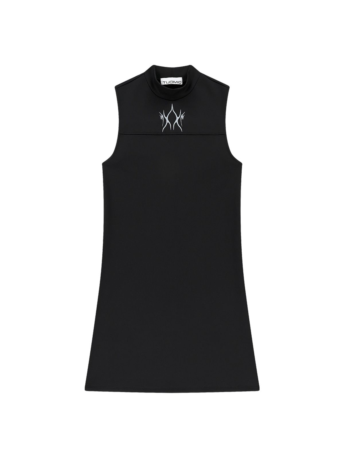 뚜오미오(TUOMIO) FLAME MINI DRESS [BLACK]