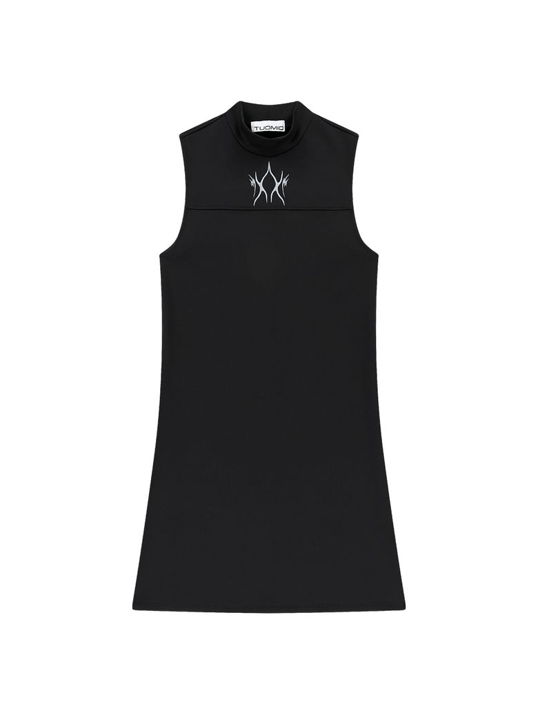 FLAME MINI DRESS [BLACK]