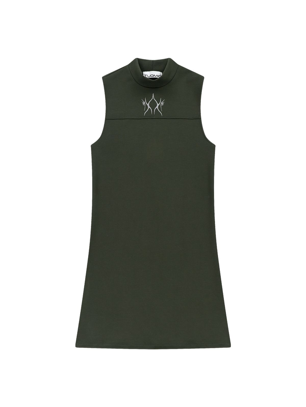 뚜오미오(TUOMIO) FLAME MINI DRESS [KHAKI]