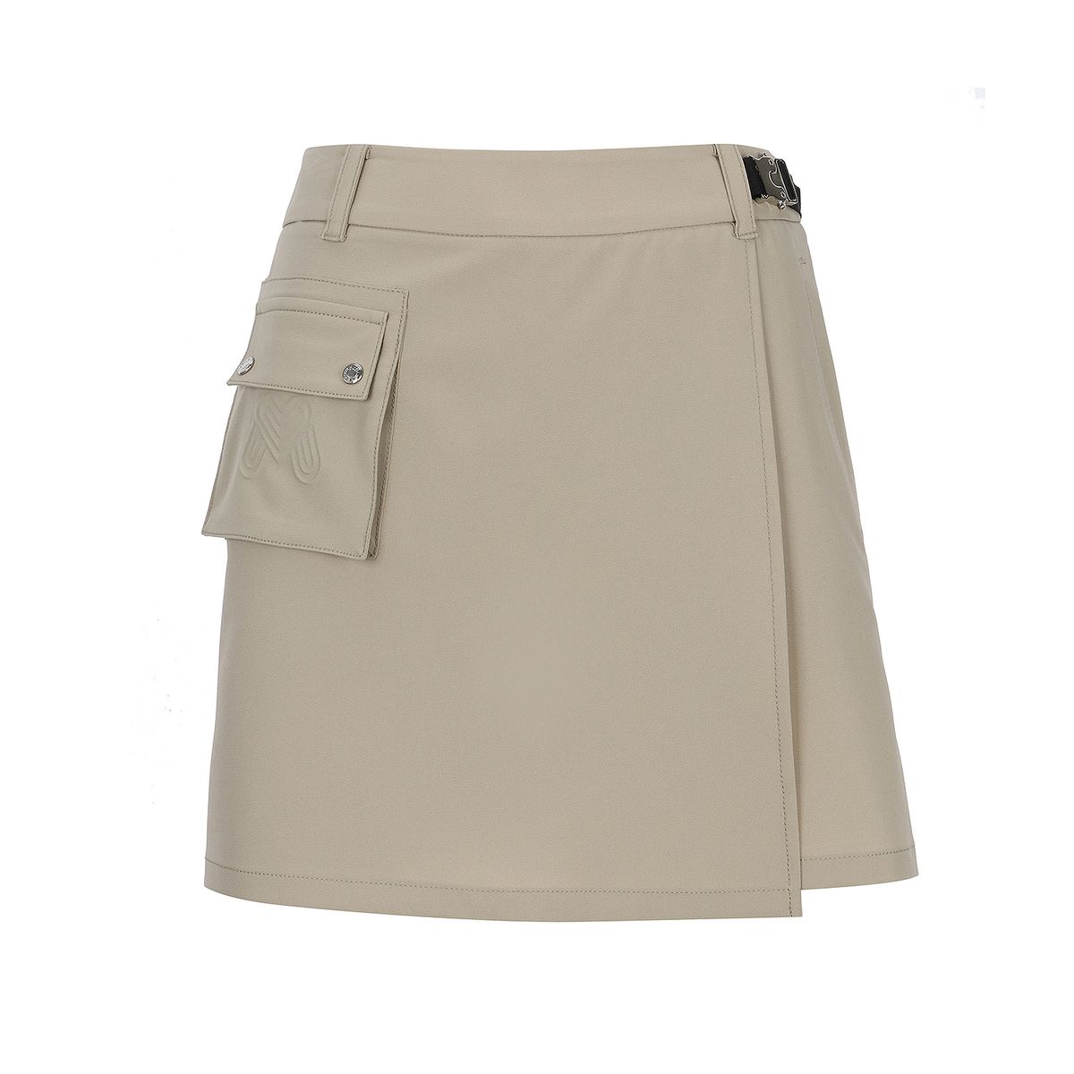 마틴골프(MARTINE GOLF) Buckle Point Wrap Shorts_Beige