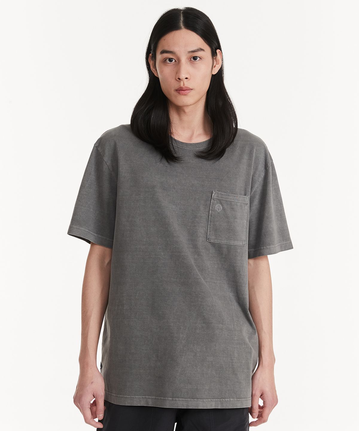 힐리먼트(HELEMENT) 스트리트 피그먼트 반팔티 (GREY)