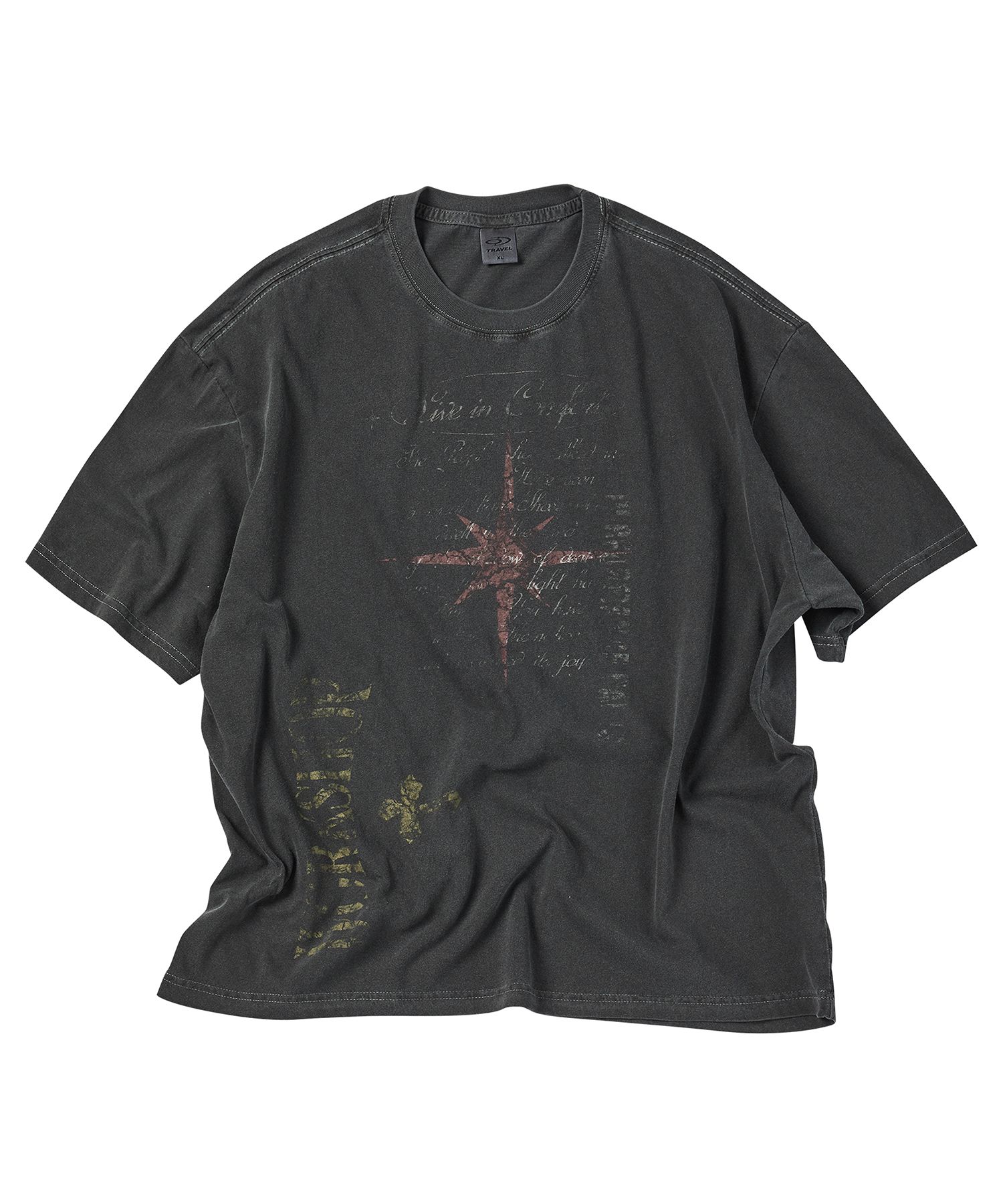 St. Pigment Short-sleeved T-shirt Black Charcoal