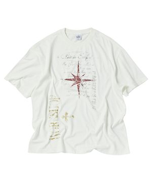 세인트 피그먼트 반팔티 크림