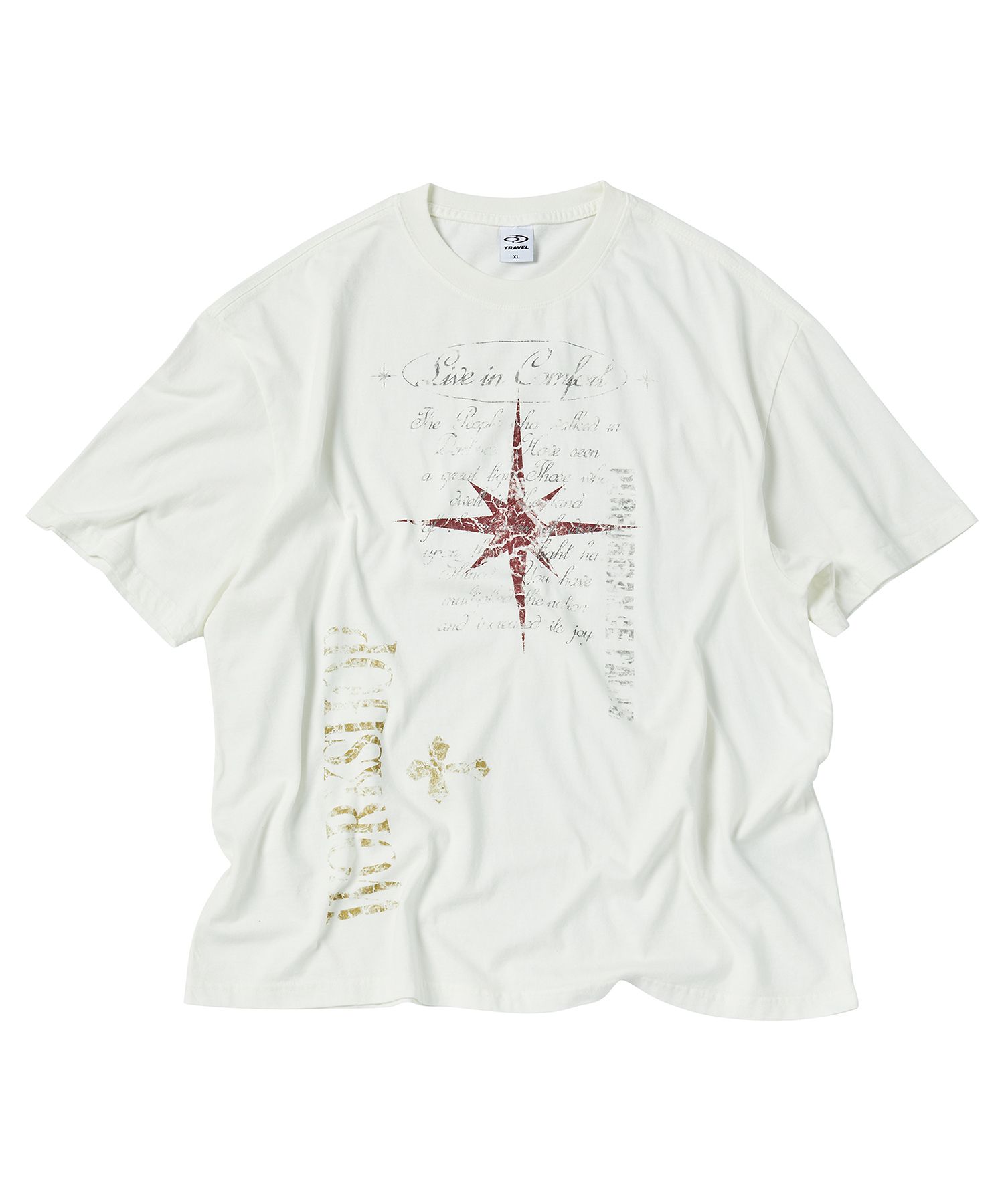 ★TRAVEL★ Athlete Pigment Short Sleeve T-Shirt Cream MUSINSA | TRAVEL St. Pigment Short Sleeve T-shirt Cream