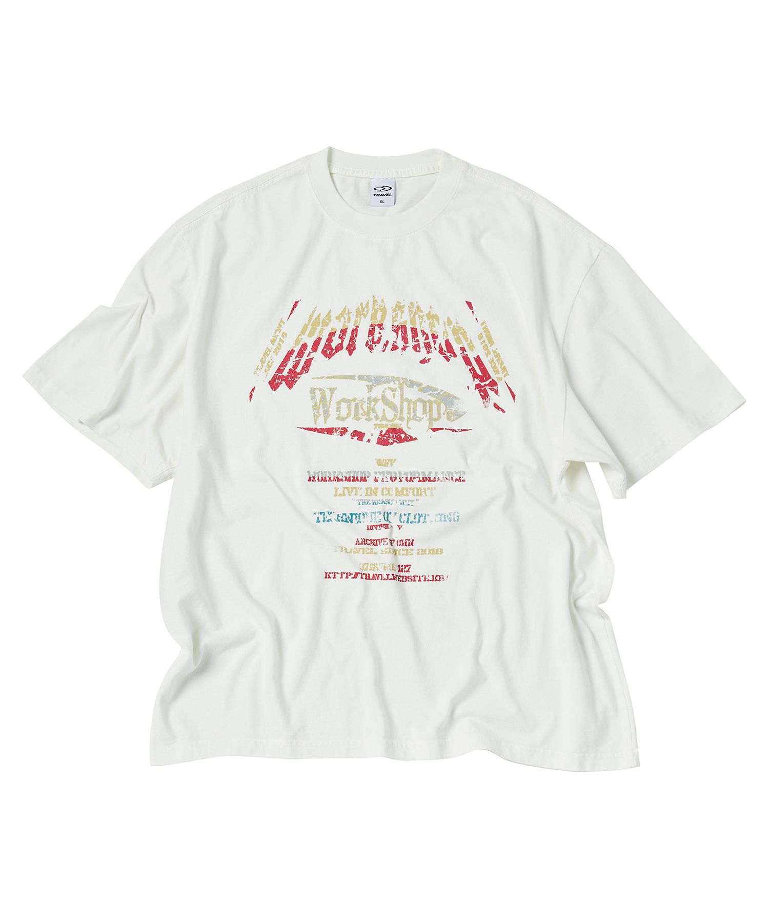 St. Pigment Short Sleeve T-shirt Cream