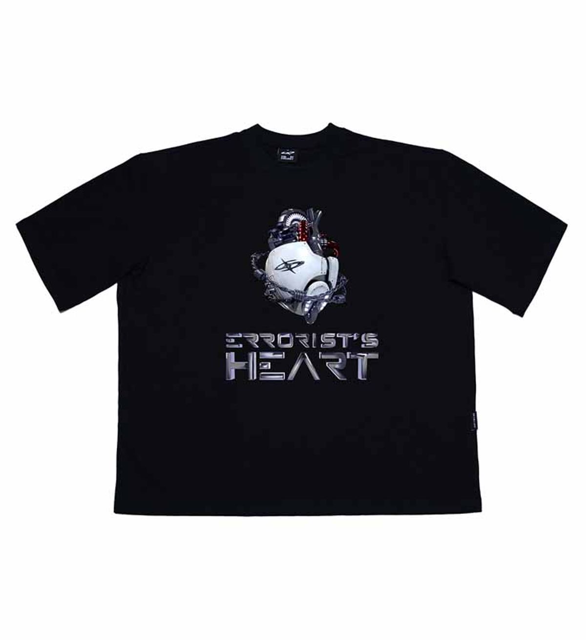 에르 바이 에러리스트(ERR BY ERRORIST) HEART T-SHIRTS [BLACK]